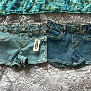 New Old Navy Denim Shorts 4T Bundle